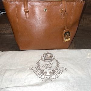 Ralph Lauren Tan/Brown Tote.